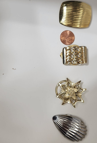Lot metal scarf - of,