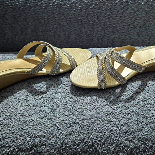 Ecs women gold strappy - ecs, women’s
