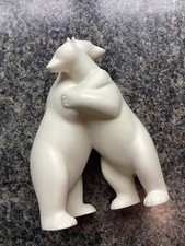 Hugging Polar Bears 2003 Signed Figurine