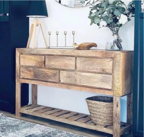 Farmhouse console table - console,