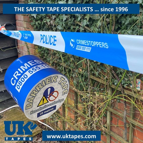 Crimestoppers police tape - police,