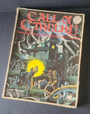 Call Of Cthulhu Boxed edition roleplaying Sandy Petersen 2009-x 1st edition,2nd