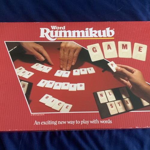 Vintage 1989 word rummikub - vintage,