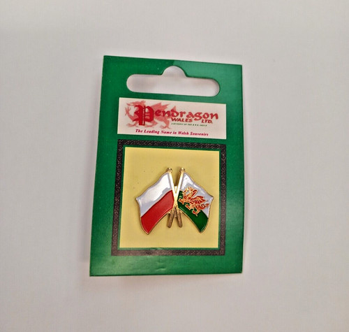 Wales poland friendship flag - &,
