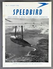 BOAC SPEEDBIRD STAFF MAGAZINE AUGUST 1946 B.O.A.C. - SUMMARY OF OPERATIONS JUNE 