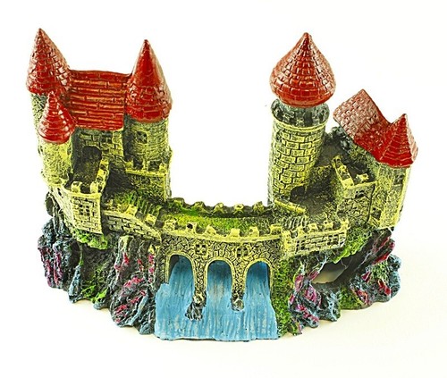 Castle with weir aquarium - castle,
