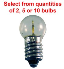 MES Flashing Bulbs 3.5 or 6Volt 200mA BiMetallic Strip OM0309