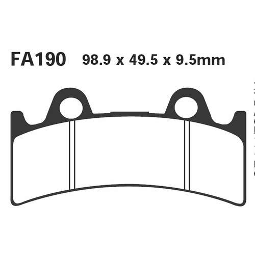 Pair ebc brake - pair,