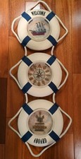 3D Nautical Wall Clock Welcome