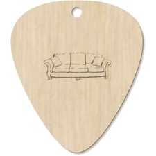 7 x 'sofa' Guitar Picks / Pendants (GP00029720)