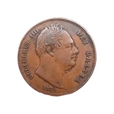 1835 King William IV Copper