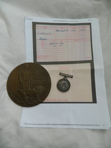 Ww1 death plaque - ww1, bwm