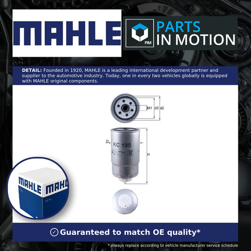 Fuel filter fits taxi - tx, 2.5d