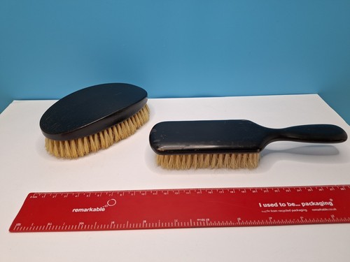 Pair vintage pure bristle - pair,