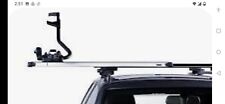 Thule car slidebars (2) model 891 c/w 2 x bike carriers 591