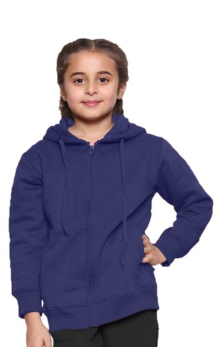 Girls boys kids zipper hoodie - girls,