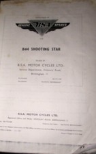 Bsa b44 shooting star - ,