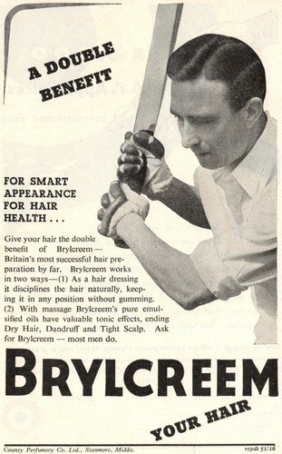 Vintage brylcreem advert - vintage,