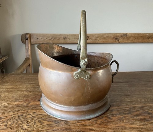 Vintage copper coal - vintage, coal/fireside