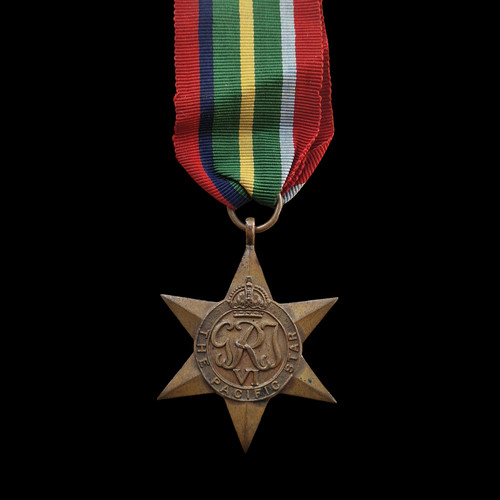 Ww2 british pacific star medal - british,