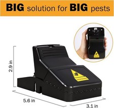 6 x Super Large Heavy Duty Snap Mouse Rat Traps Rat Bait Rats Catcher Reusable