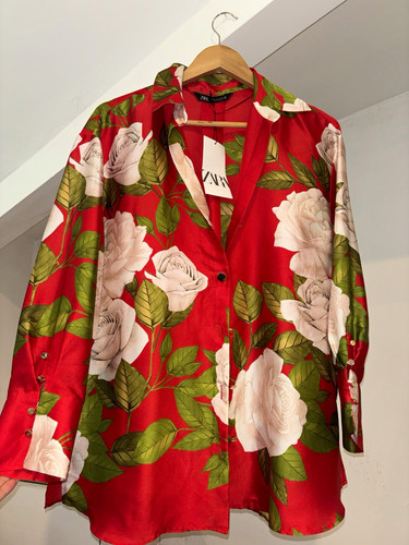 Zara women satin polyester - zara,