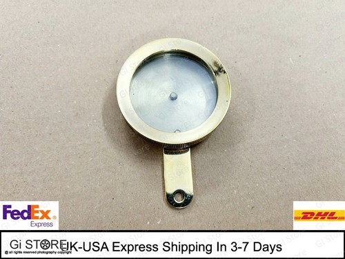 Brass made tax disc - brass,
