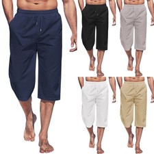 Mens Elasticated Waist 3/4