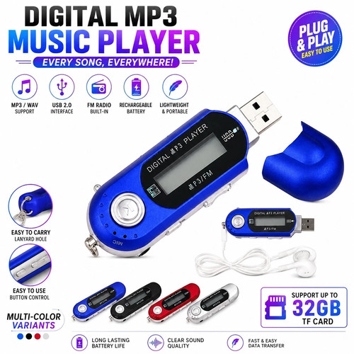 Portable mp3 player - mp3, 32gb