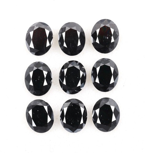 Natural black oval shape - oval,
