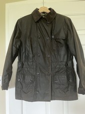 Barbour International Women's Wax Jacket UK Size 14