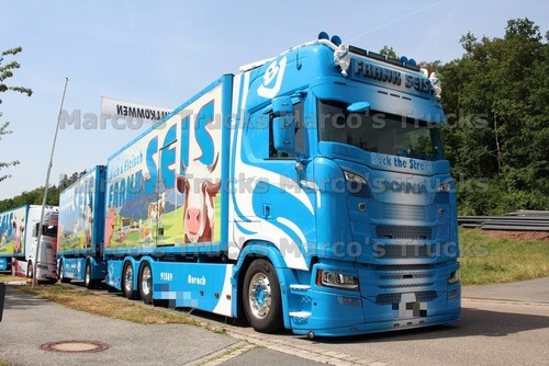 Truck photo scania drawbar - truck,