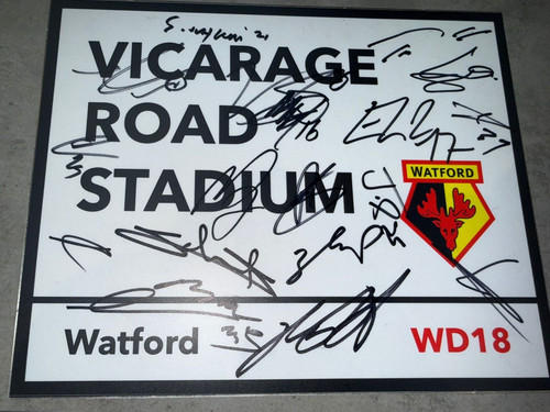 Watford signed 2026 metal - watford,
