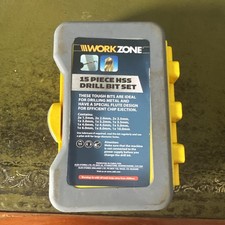 WorkZone 15 Piece Hss Drill