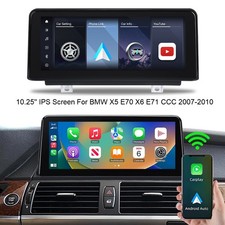 For BMW X5 X6 E70 E71 CCC Android Auto GPS Sat Nav Carplay Linux 10.25inch WIFI