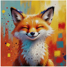 Printed cross stitch - kit, ct