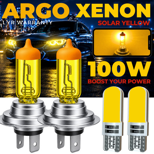 Xenon yellow headlight - h7,