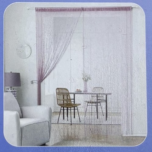 Avilo string pink curtain - string, for