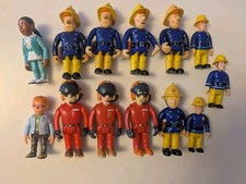 Fireman Sam Bundle Of Figures Prism Nurse Flood,Norman,Sam's,Penny Etc