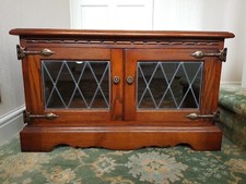 Old Charm  Wood bros Oak TV Cabinet In Light Oak Finish