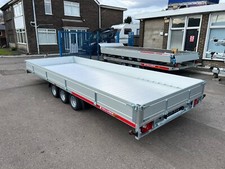 Drop side trailer 3500kg tri - drop,