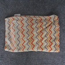 Little Miracles chevron stripes baby blanket 30 x 45  yellow orange tan soft