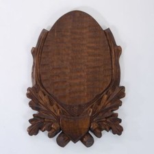 Carved Trophy Plaque Deer
