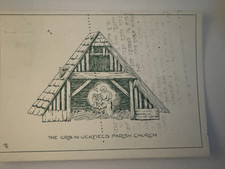 vintage Postcard, The Crib in