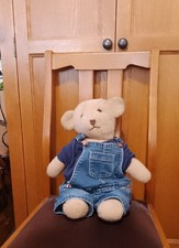 Vintage Teddy Bear In Blue