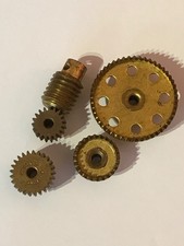 5 x Vintage Meccano Brass