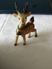 Vintage Deer Figurine Reindeer Christmas