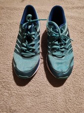 ASICS Women's Gel Zaraca 4 Running Shoes UK Size 6.5 Teal Green VGC - No Insoles