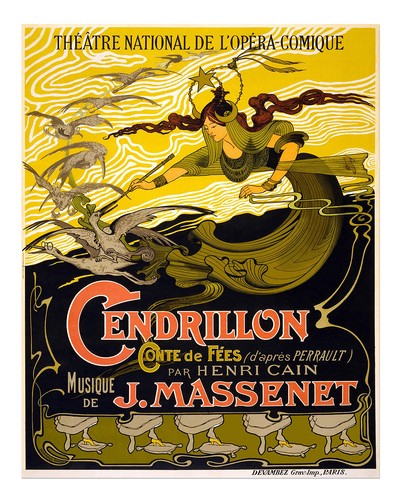 Art nouveau cendrillon wall - nouveau,