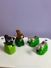 rare 2005 marty x2 mort maurice  2.5" nestle europe action figures madagascar